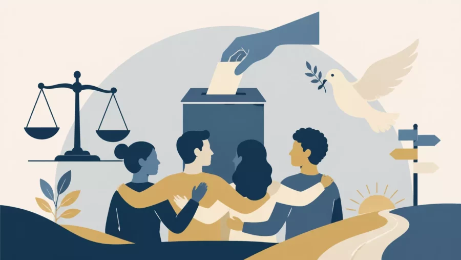 Democracia é…