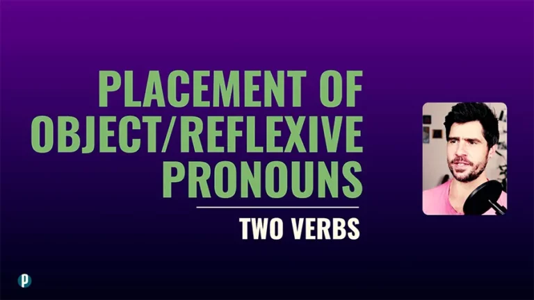 Lesson #95 Pronoun Placement Compound Verb Structures - Portuguesepedia