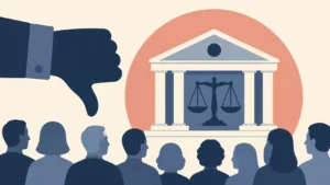 Nota negativa ao sistema de justiça