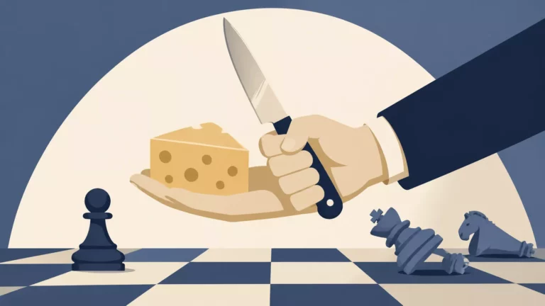 Ter a faca e o queijo na mão