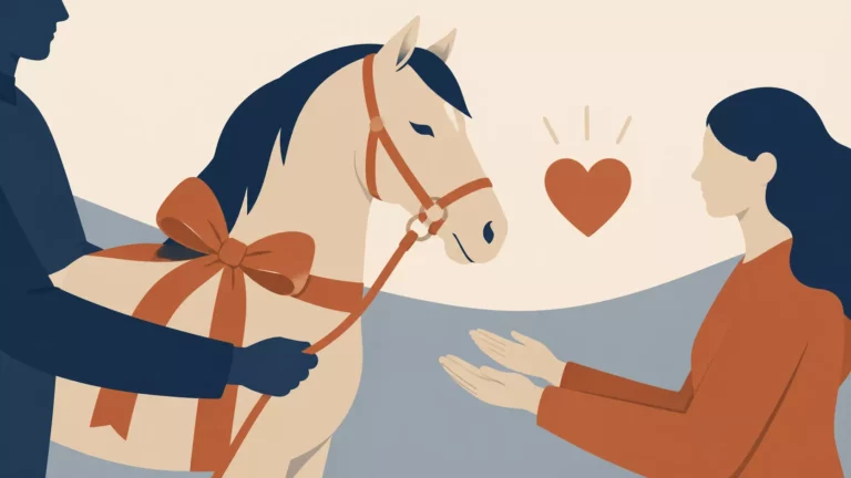 A cavalo dado…