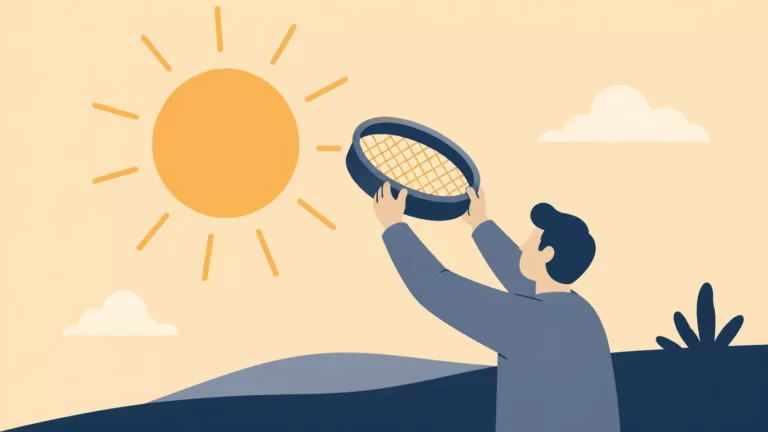Tapar o sol com a peneira