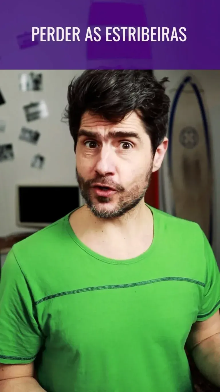 Perder as estribeiras