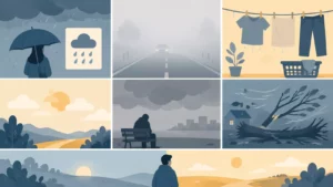 A previsão do tempo dá chuva para amanhã