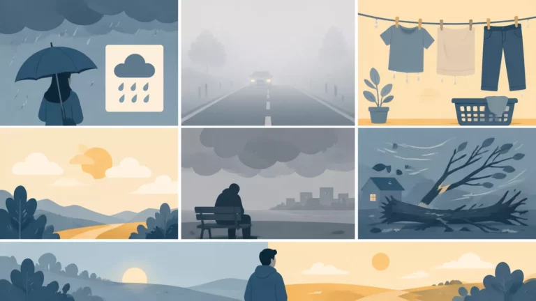 A previsão do tempo dá chuva para amanhã