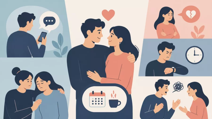 Eles são um casal simpático e estão juntos há dois anos