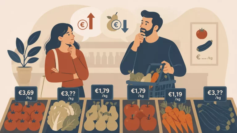 Os tomates estão a €3,69 o quilo