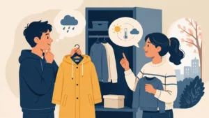 Tiago, que roupa levas hoje?