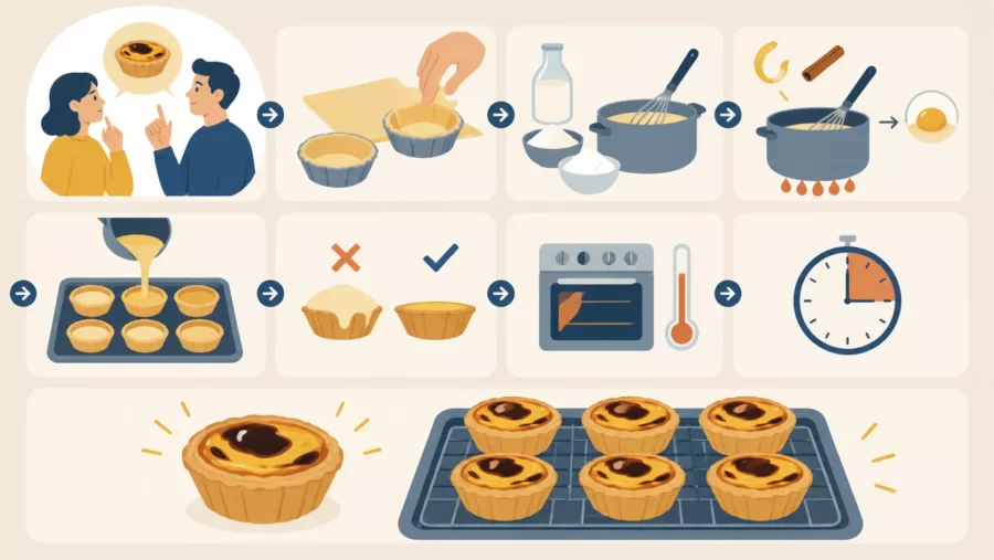 Sabes fazer pastéis de nata?