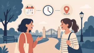 Queres ir dar uma volta no parque no domingo?