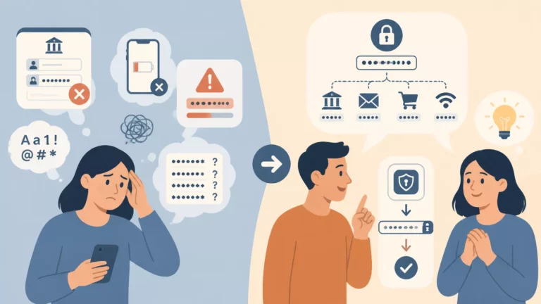 Não me lembrava da palavra-passe