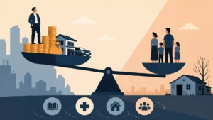 A desigualdade económica é um dos maiores desafios na sociedade