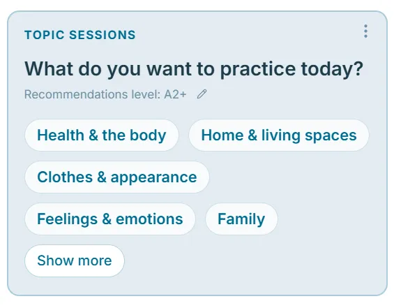 Topic Sessions