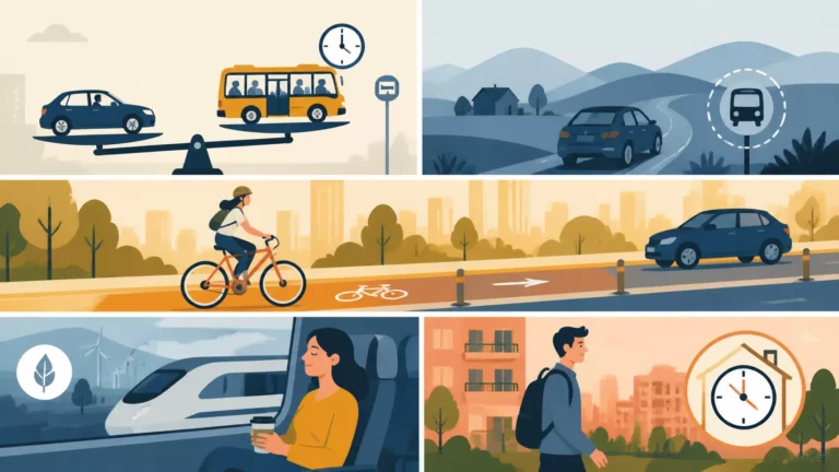 Carro ou transporte público?