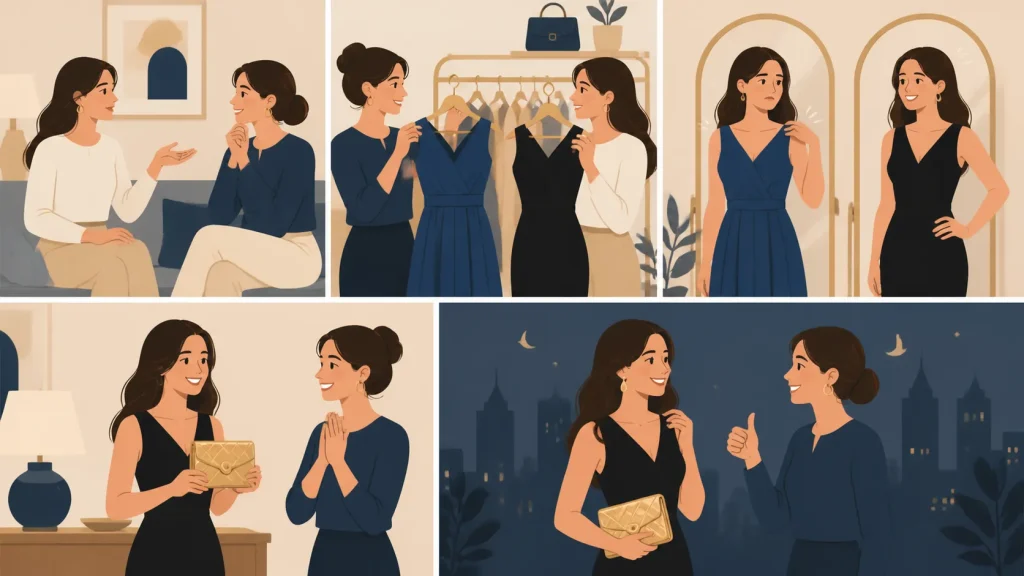 O vestido é perfeito
