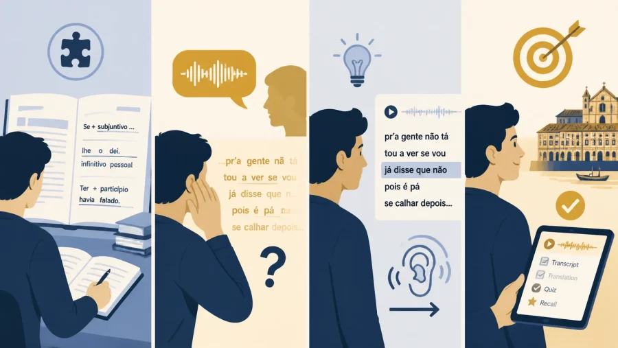 Why More Grammar Study Won’t Fix Your Portuguese Listening
