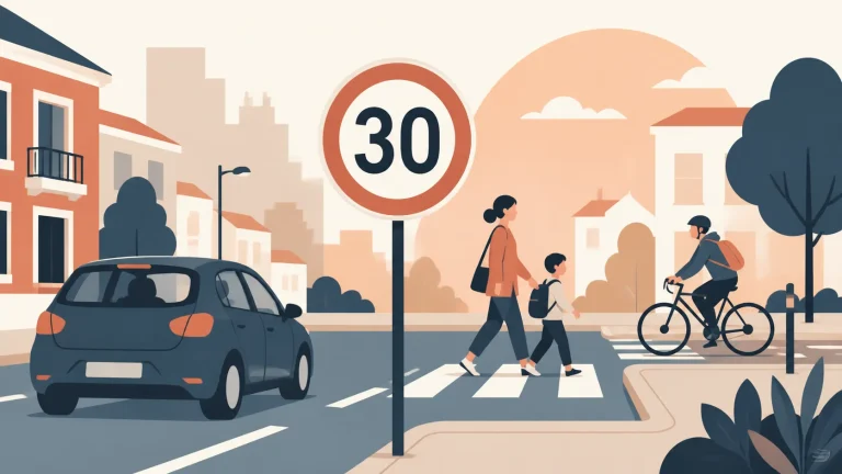 Menos velocidade, ruas mais seguras