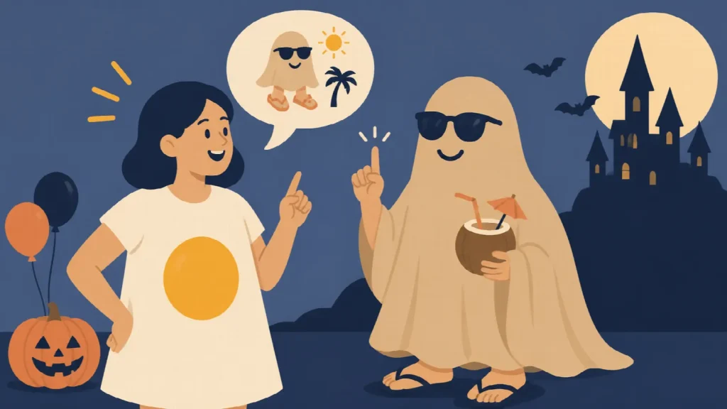 Um fantasma de férias